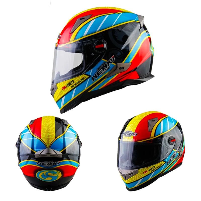 NENKİ FULL FACE KASK ŞEFFAF VİZÖR MODEL 2