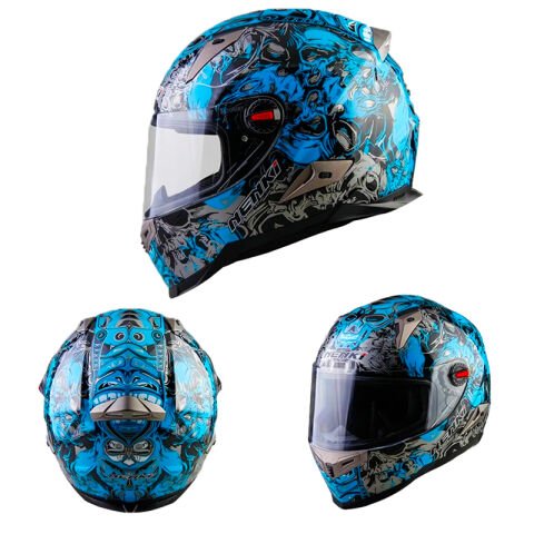 NENKİ FULL FACE KASK ŞEFFAF VİZÖR MODEL 6