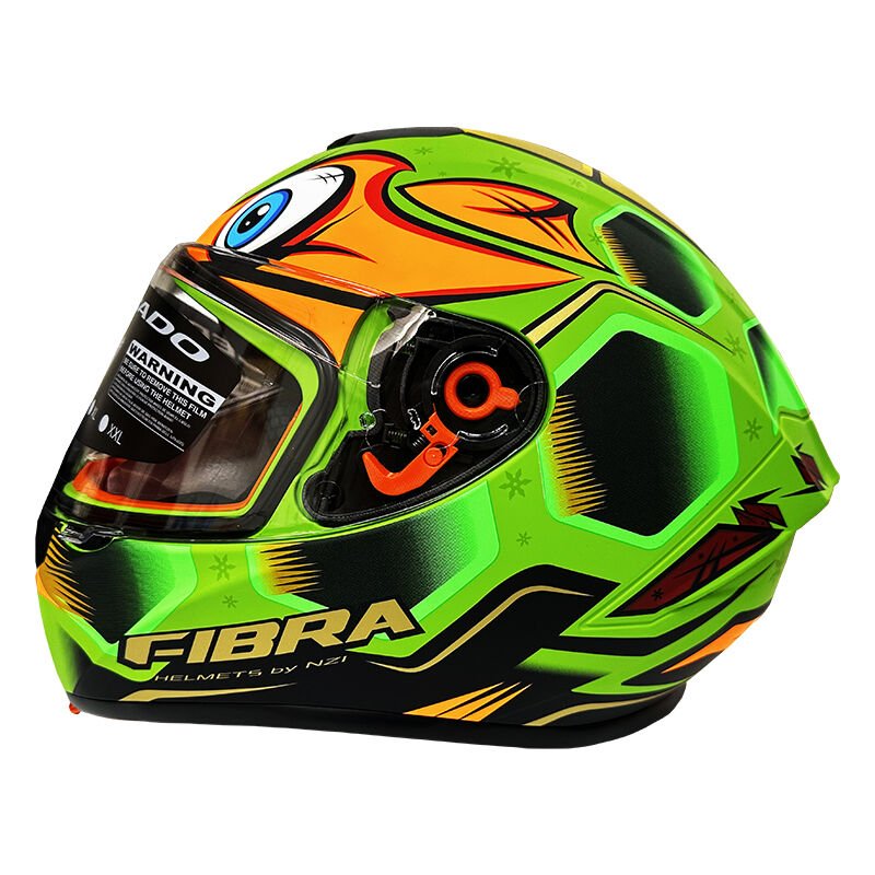 FİBRA FULL FACE KASK ŞEFFAF VİZÖR MODEL 2