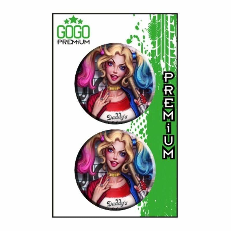 HARLEY QUIIN (5X5 cm) İKİLİ DAMLA ETİKET