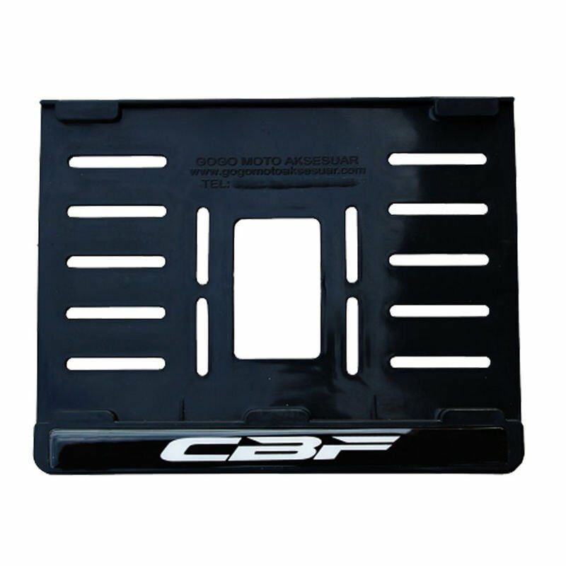 HONDA CBF UYUMLU 2 PLASTİK (15x24 cm) KIRILMAZ PLAKALIK