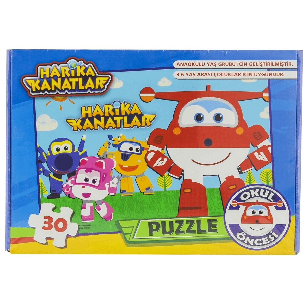 HARİKA KANATLAR ANAOKUL TEKLİ KUTU PUZZLE