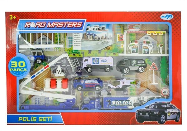 DIE CAST POLİS SETİ 30 PARÇA