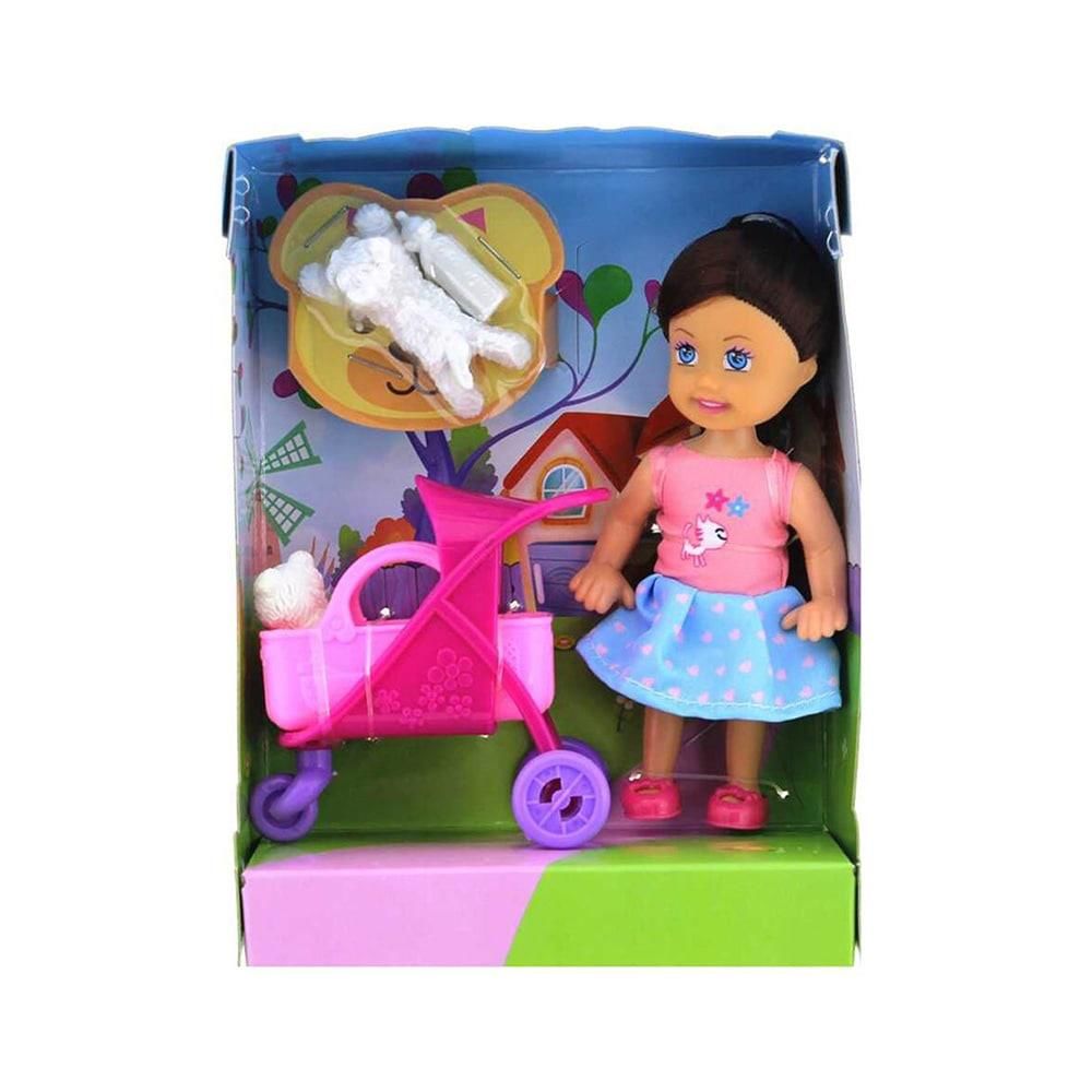 Lovely Mini Bebek Pembe Sepetli Oyun Seti