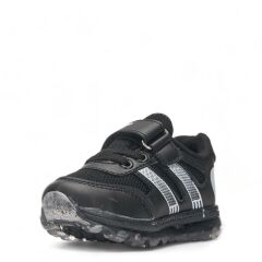 610 Bebek Işıklı Sneaker Siyah/Beyaz - 25
