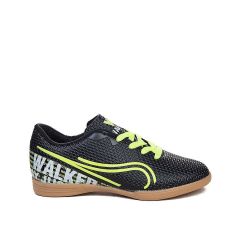233 Genç Futsal Ayakkabı Siyah/Yeşil - 39