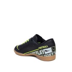 233 Genç Futsal Ayakkabı Siyah/Yeşil - 39