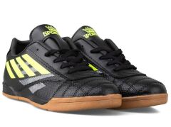 8819 Genç Futsal Ayakkabı Siyah/Yeşil - 36
