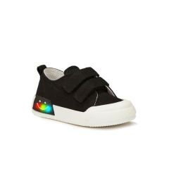 Vicco Luffy Ortopedik Unisex Çocuk Sarı Keten Işıklı Sneaker Siyah - 30