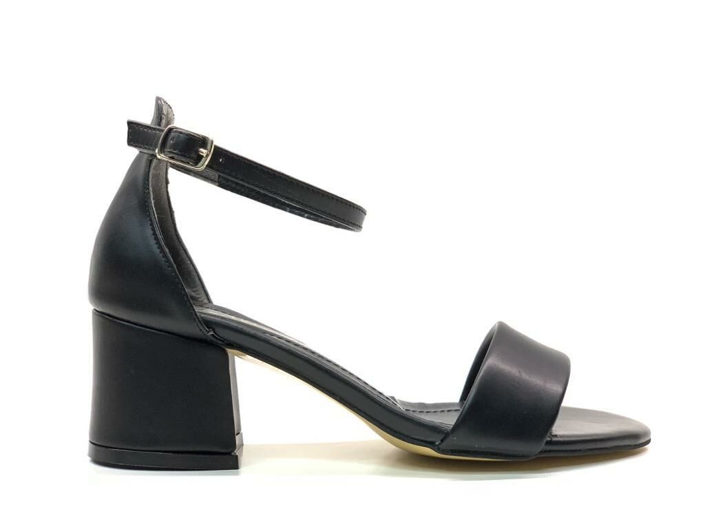 26206 Kadın 5.5 cm Topuklu Sedef Mat Abiye Ayakkabı Siyah - 39