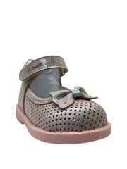 095 Kız Bebek Deri Korseli İlk Adım Ayakkabı BEYAZ - 20