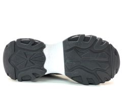 157 Memory Foam Taban Kadın Siyah-Beyaz Yürüyüş Spor Ayakkabı SİYAH-BEYAZ - 39