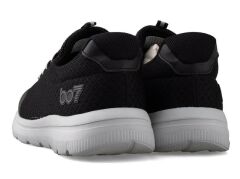 085 Hafif Kadın Memory Foam Taban Bağcıksız Sneaker Siyah/Gri - 40
