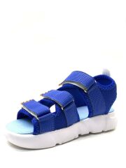 2126 Erkek Çocuk Saks Mavi Sandalet GRİ/SARI - 35