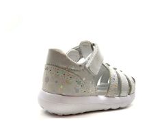 1452-1 Ortopedik Hakiki Deri Hafif Kız Bebek İlk Adım Ayakkabı Gümüş - 21