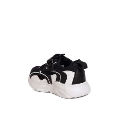 2011 Hafif Erkek Bebek Işıklı Sneaker Siyah/Beyaz - 22