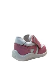 1979 Ortopedik Kız Bebek Deri İlk Adım Ayakkabı Pembe/Beyaz - 23