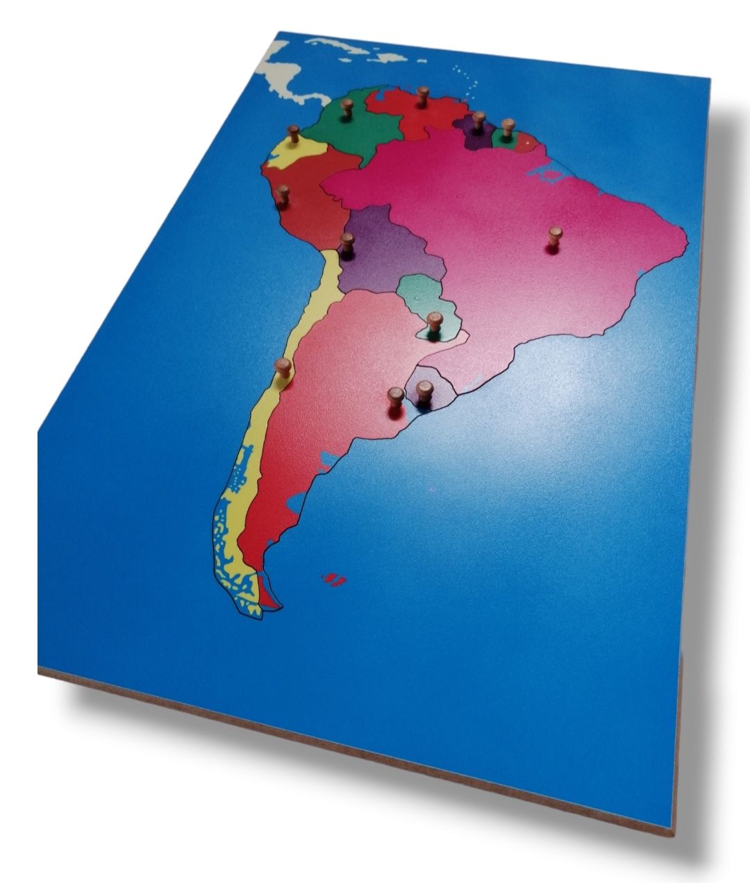 Güney Amerika Kıtası Yapboz Haritası / Puzzle Map South America