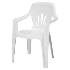 Aileen Beyaz Plastik Sandalye