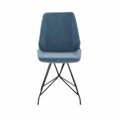 Koliv Eyfel Ayaklı Mavi Metal Sandalye