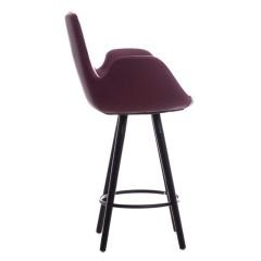Beril 65 Cm Ahşap Ayaklı Bar Sandalyesi