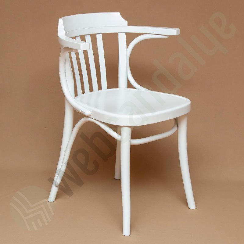 Wade Thonet Ahşap Sandalye Beyaz