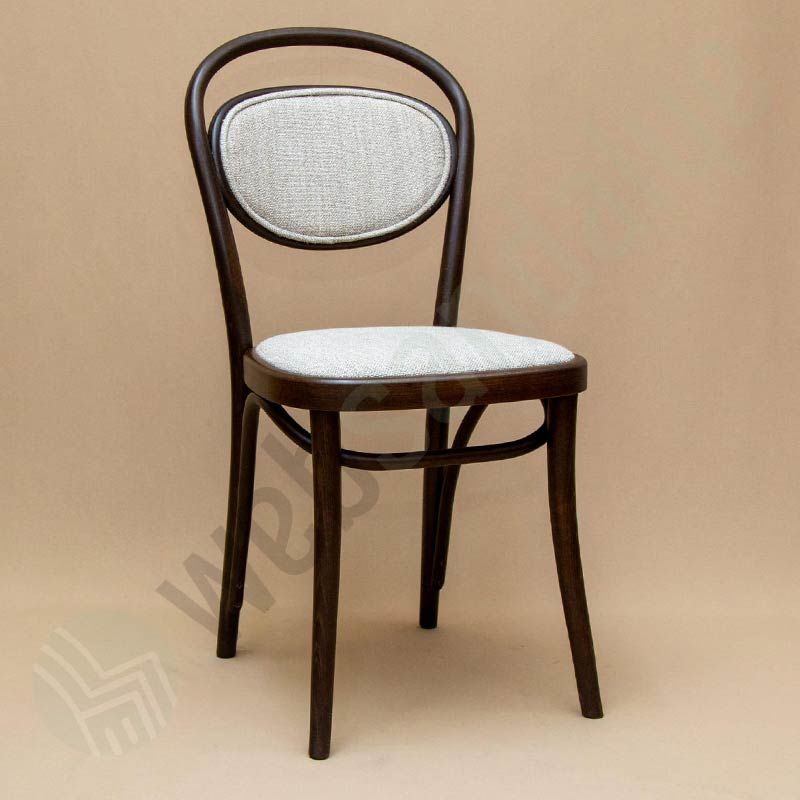 Ados Gri Döşemeli Thonet Ahşap Sandalye Ceviz