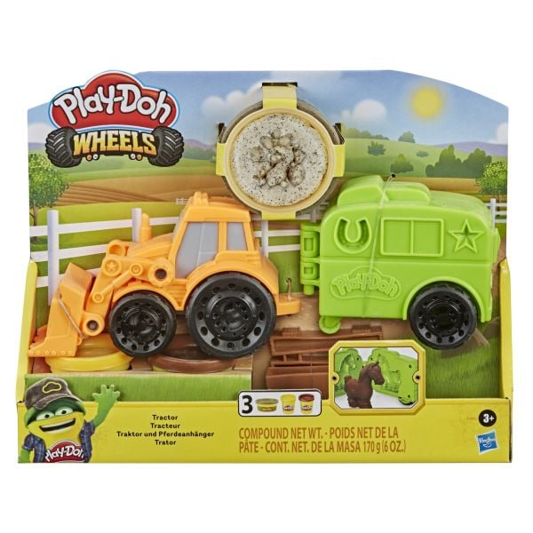 INT-F1012 PLAYDOH CALISKAN TRAKTOR VE ROMORK 4