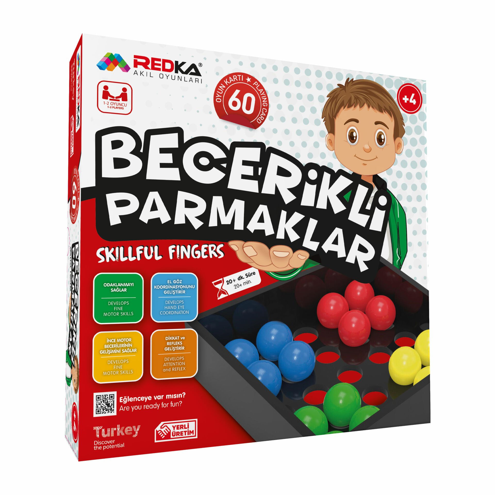 RED-5439 BECERIKLI PARMAKLAR 24