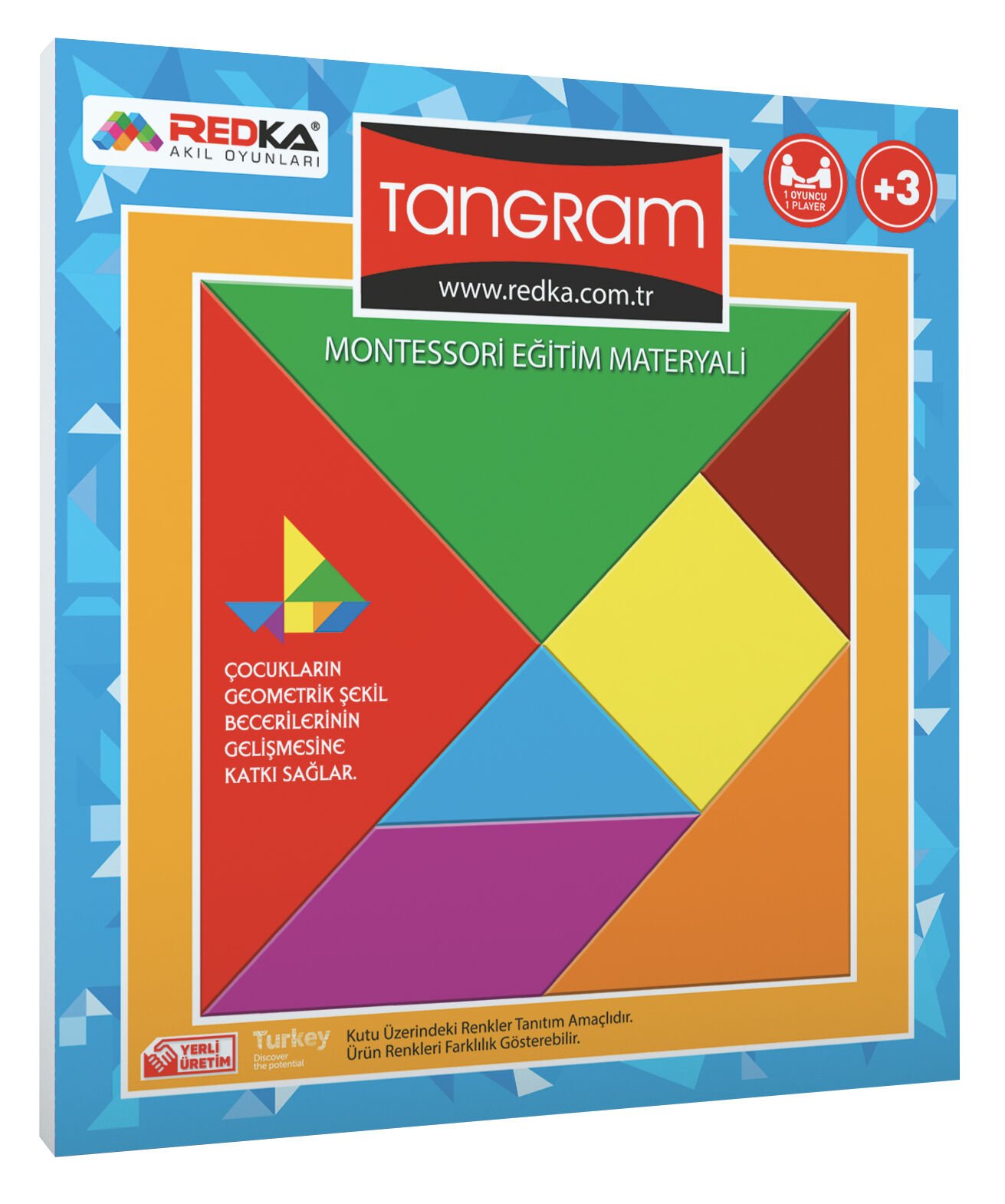 RED-5144 RENKLI TANGRAM 48