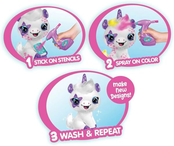 MEGA-FG228 AIRBRUSH PLUSH UNICORN 4