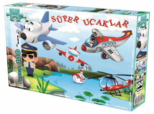 UTKU-LC7348 SUPER UCAKLAR 100 PARCA PUZZLE 24