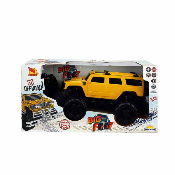 SUN-S02040032 1/14 F/F ARABA BIG FOOT HUMMER USB 4