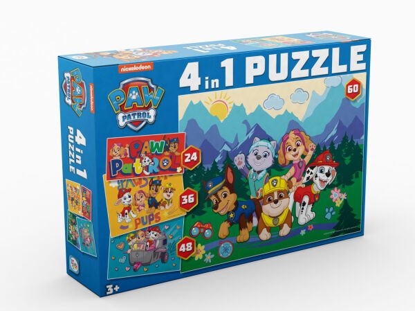 UTKU-PW7931 PAW PATROL 4 IN 1 PUZZLE 12