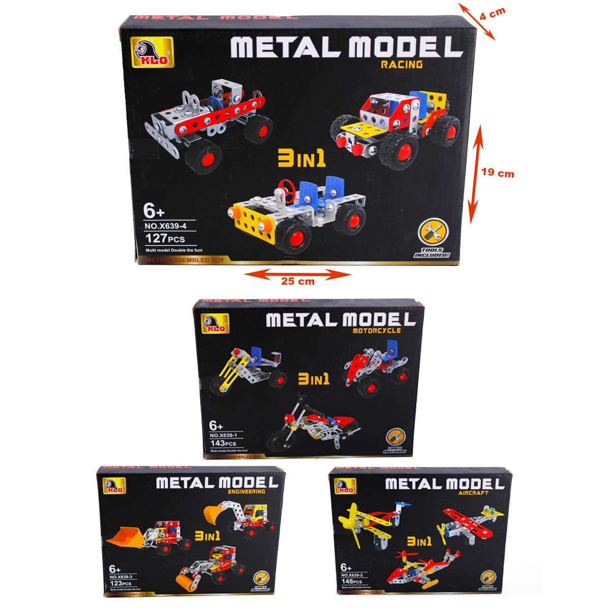 KZL-X639 ARACLI 3 IN 1 METAL LEGO  48