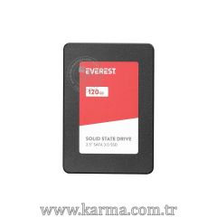 Everest ES120SH 120GB 2.5'' SATA 3.0 500MB/400MB SMI+HYNIX 3D NAND Flash SSD (Solid State Drive)