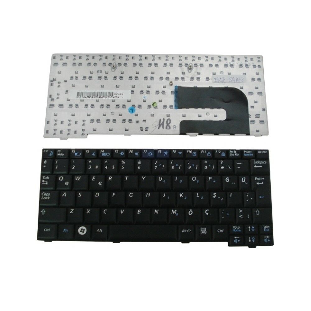 Samsung NC10, NP-NC10, NP NC10 Notebook Klavye - Tuş Takımı / Siyah - TR