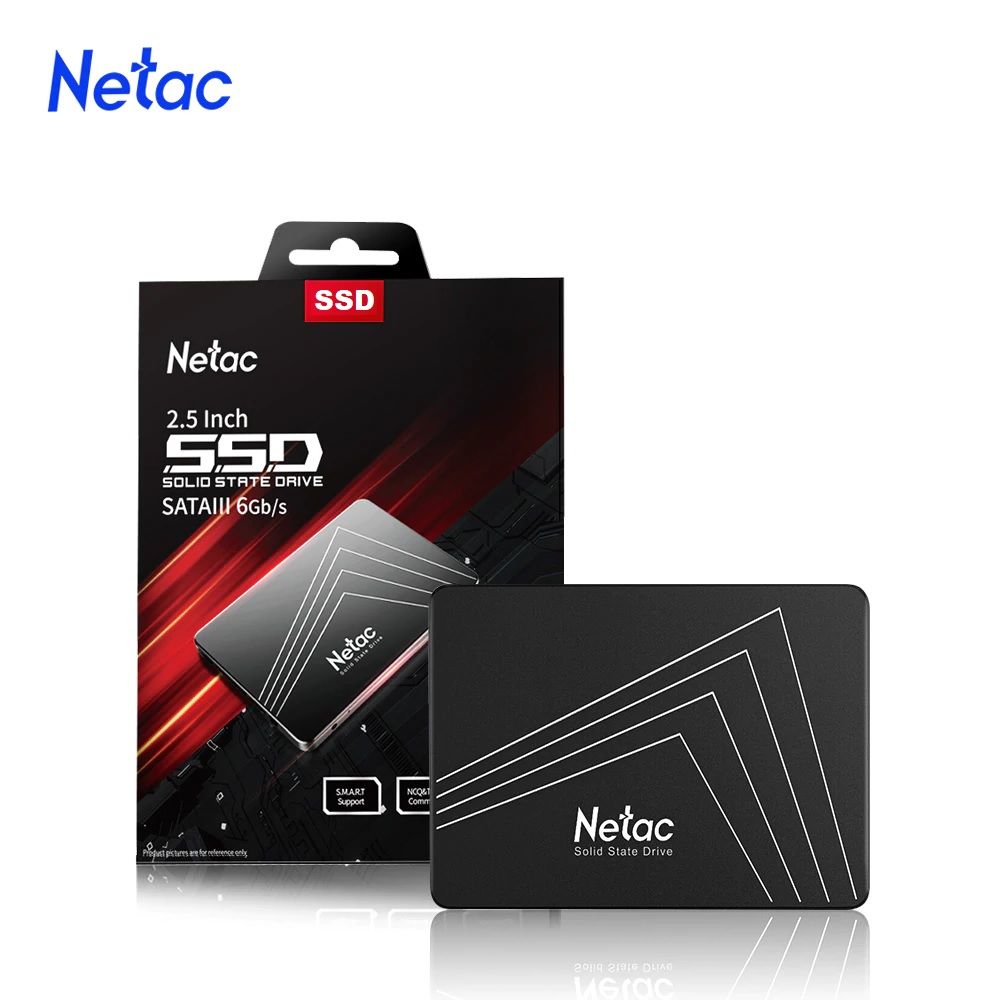 Netac 128GB SSD Disk 560MB/520MB/S, 2.5'', SATA3, 3D NAND TLC