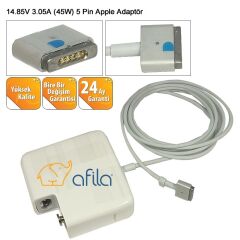 Apple 14.85v 3.05a (45W) Macbook Air Adaptör 5 pin - Mıknatıslı - MagSafe 2