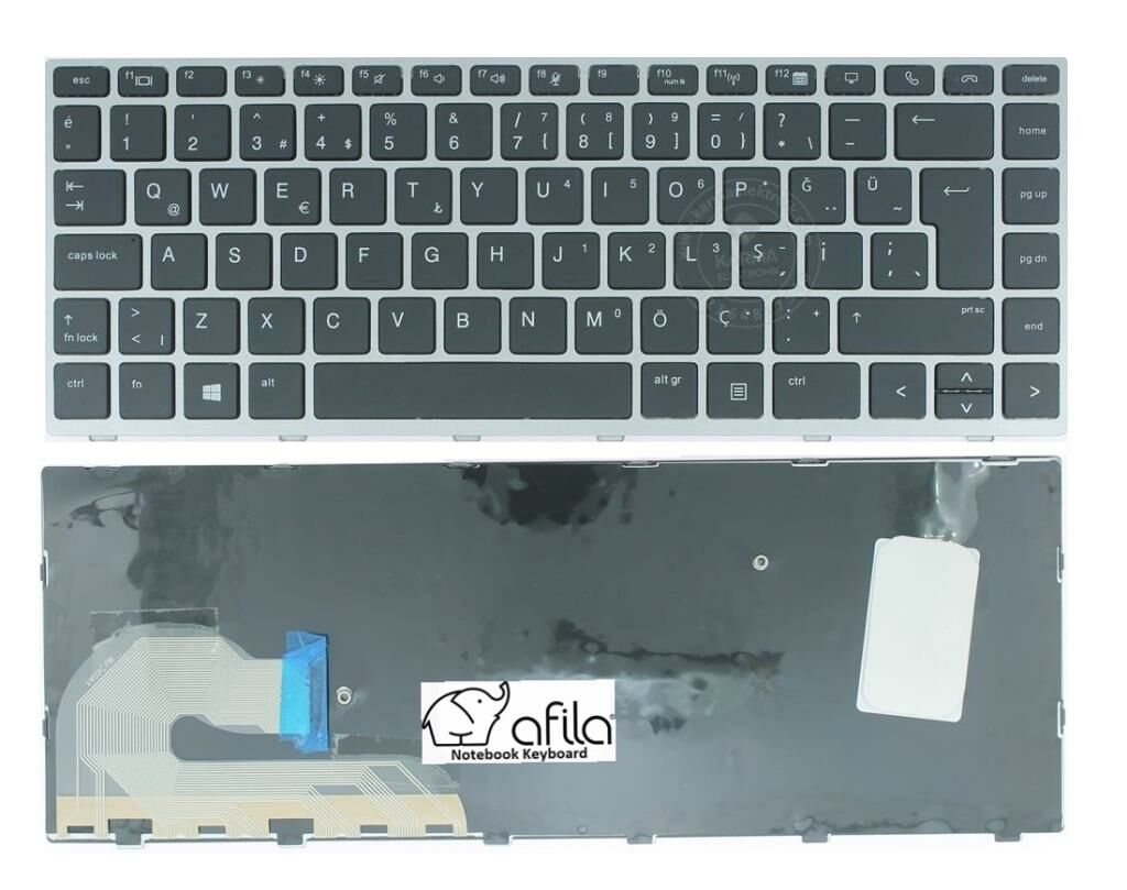 Hp EliteBook 840 G5, 846 G5, 840 G6 Notebook Klavyesi, Laptop Tuş Takımı (Siyah TR) / KL0355