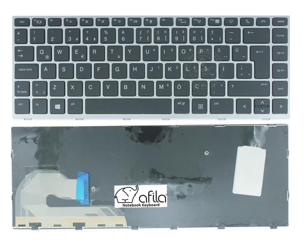 Hp EliteBook 840 G5 3JX27EA 5SR86ES Notebook Klavye Siyah TR