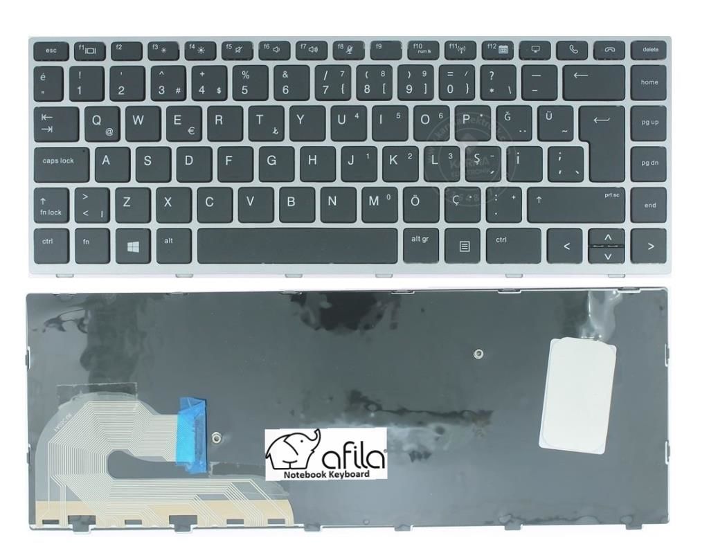 Hp EliteBook 840 G6 1Q5P8ES 1Q5P6ES Notebook Klavye Siyah TR