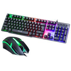 Lennox LX-T302, Deiog DY-T302 Bright  Işıklı Gaming Klavye Mouse SET (RGB)