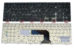 Dell inspiron 3721, 17-3721, 17-N3721 Notebook Klavyesi Siyah TR
