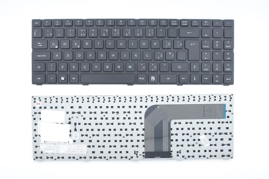 Exper Karizma A15HN A15HN02 Notebook Klavye (Siyah TR)