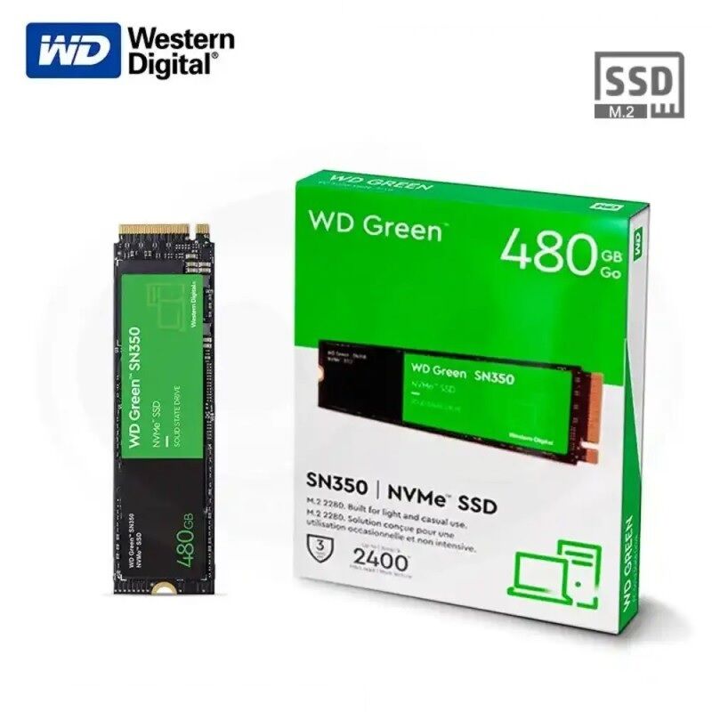 WD Geen SN350 480GB NVME SSD 2400/1650 (WDS480G2G0C)