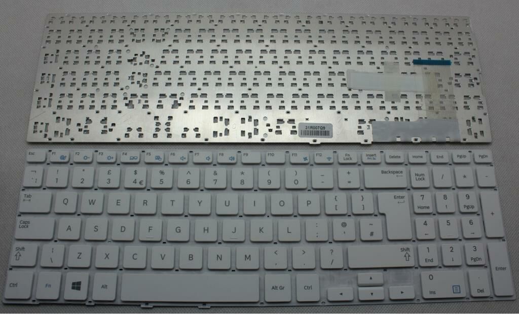 Samsung 370R5E-S01 Notebook Klavyesi - Beyaz - TR