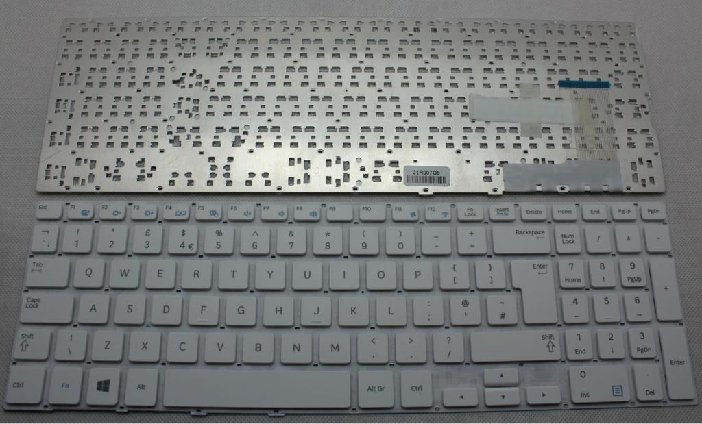 Samsung NP370R5E-S01CN Notebook Klavyesi - Beyaz - TR