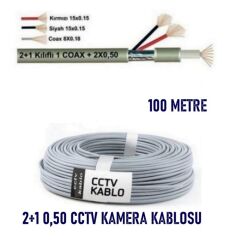 1780 - 100MT 2+1 CCTV 0.50mm Kamera Kablosu (100 Metre)