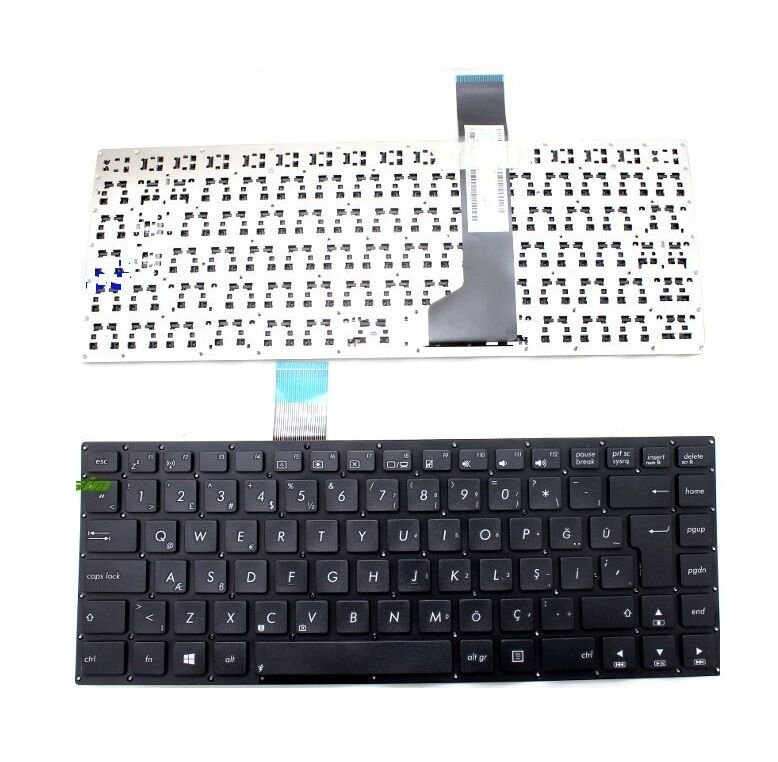 Asus K46 K46CB K46CM K46C Notebook Klavyesi - Siyah - TR / NBKL0837LC